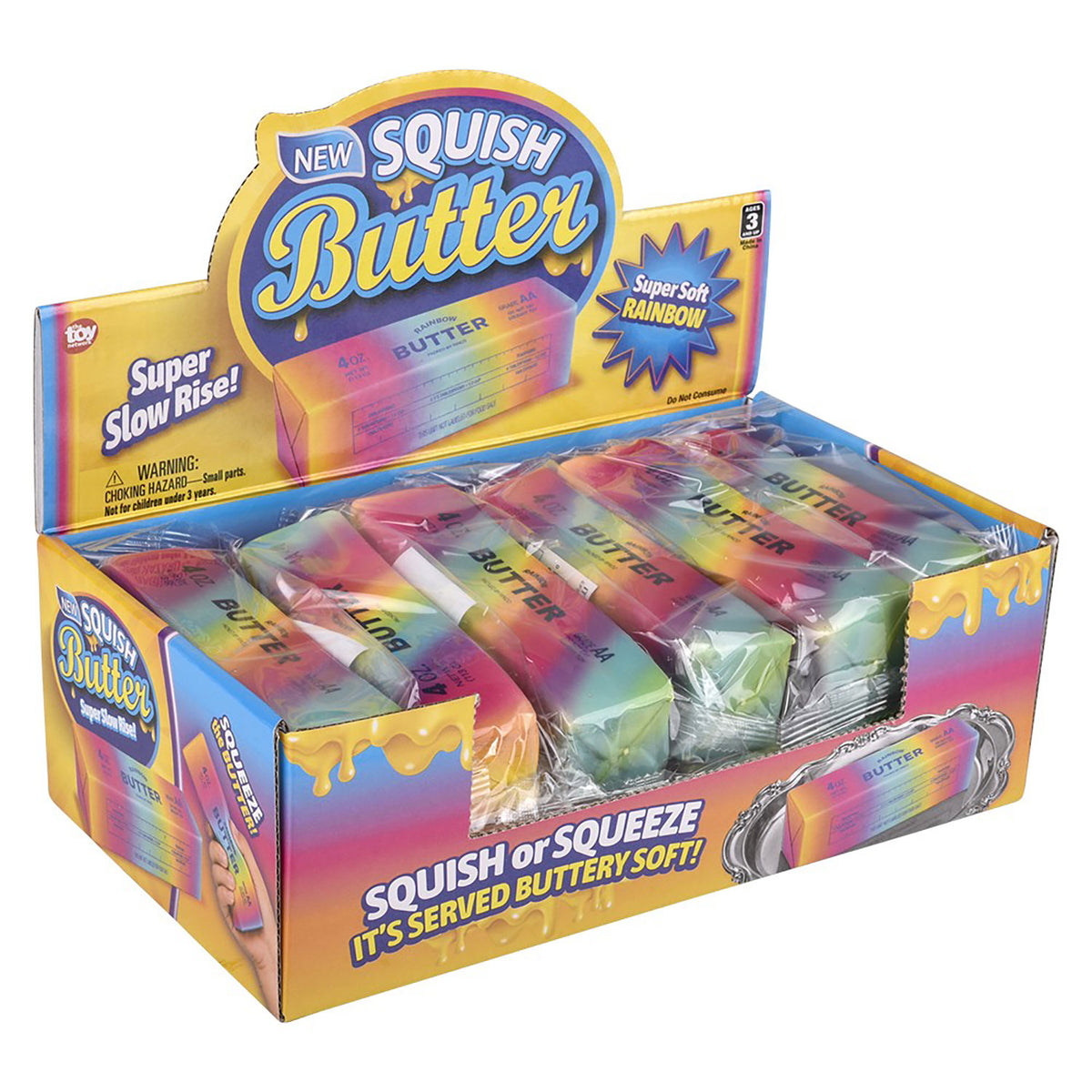 Slow Rise Squishy Rainbow Butter
