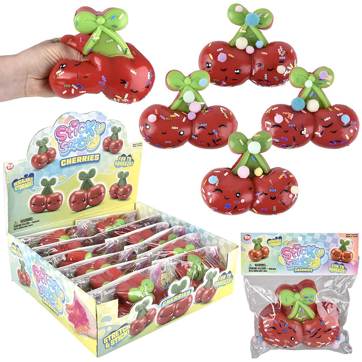 Sticky Squishy Cherries - Jumbo
