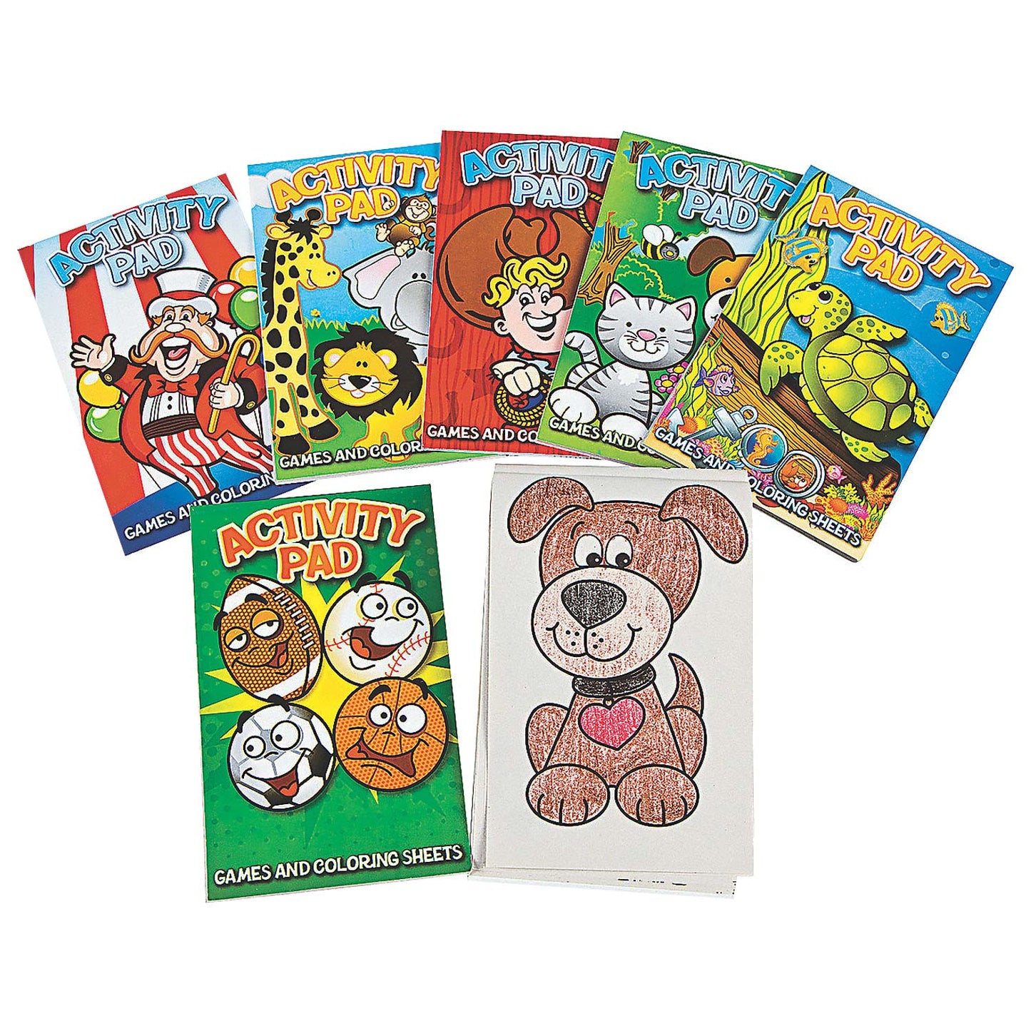 Activity Pad Assortment - 12 Count