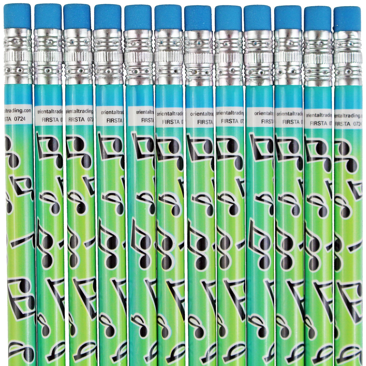 Musical Notes Pencils - 24 Count