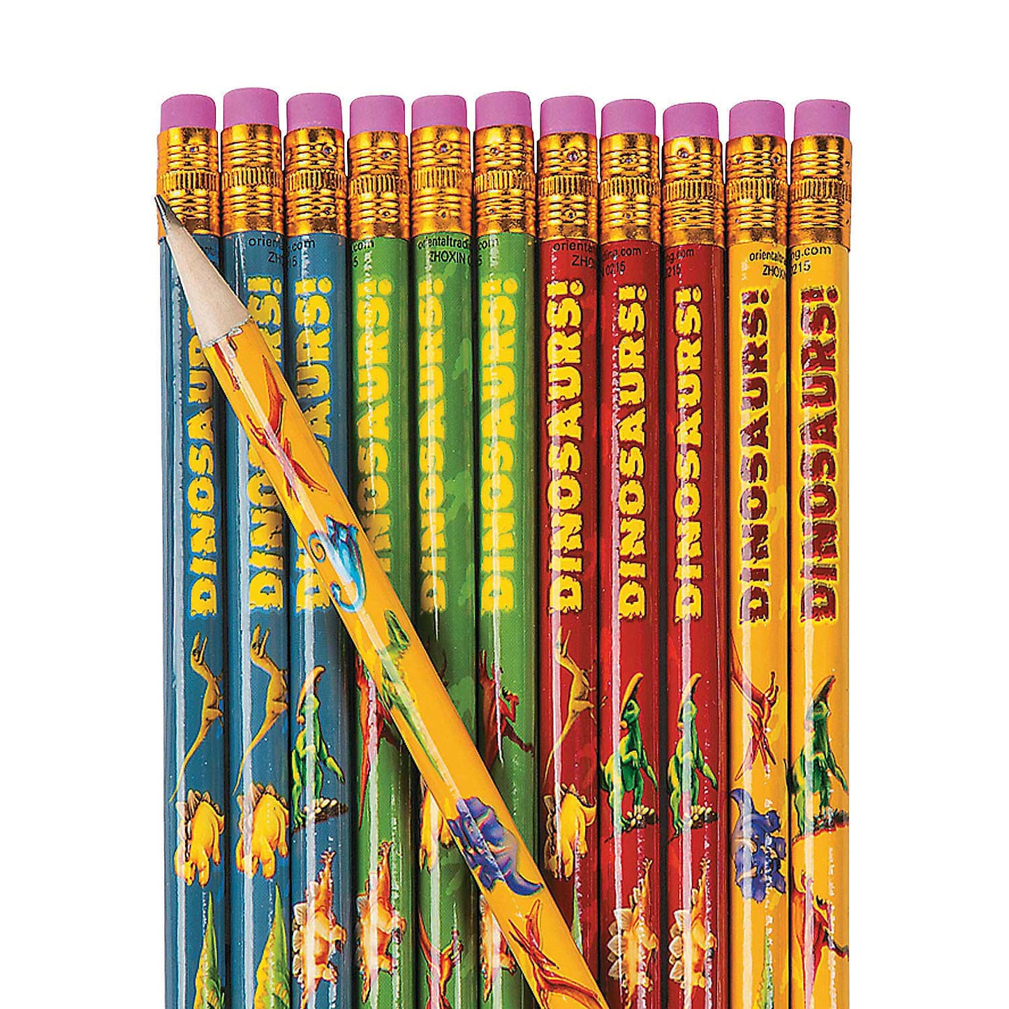 Prehistoric Dinosaur Pencils - 12 Count