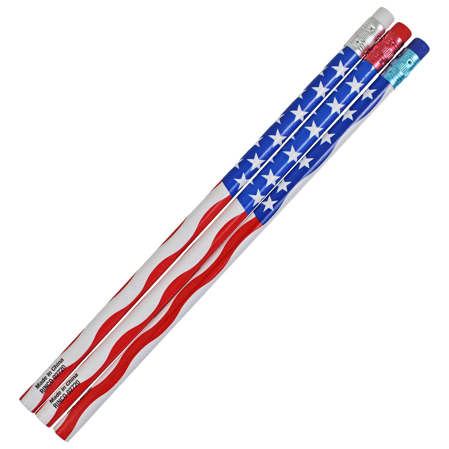 Stars & Stripes Pencils - 12 Count
