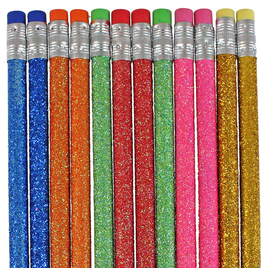 Glitter Pencils - 12 Count