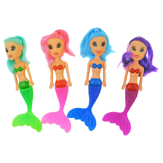 Mermaid Dolls - 5 1/2 Inch - 12 Count