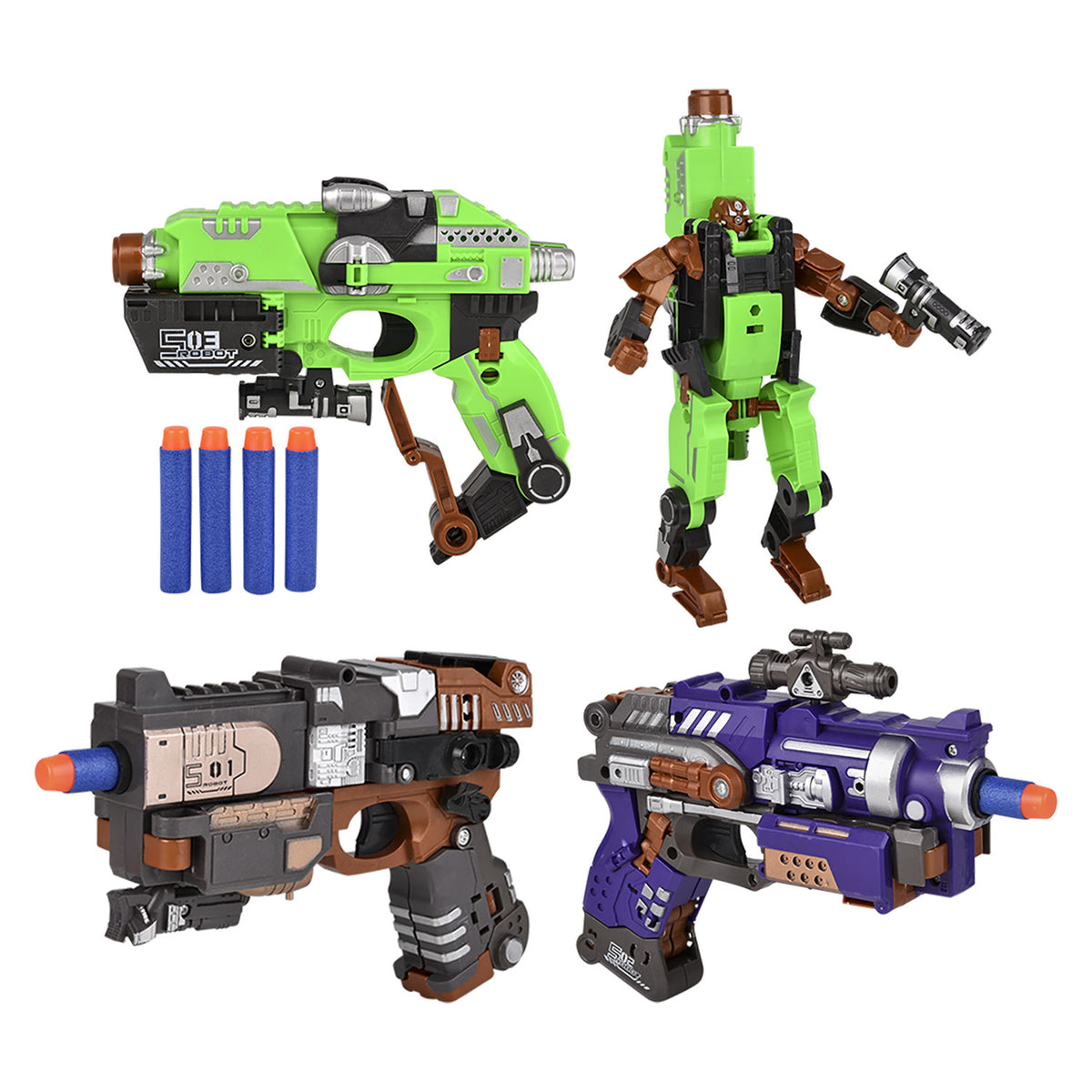 Robot Dart Blaster - Assorted Designs – Rebecca's Toys & Prizes