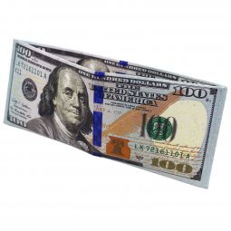One Hundred Dollar Bill Wallets - 12 Count