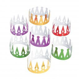 Color Prism Crowns - 12 Count