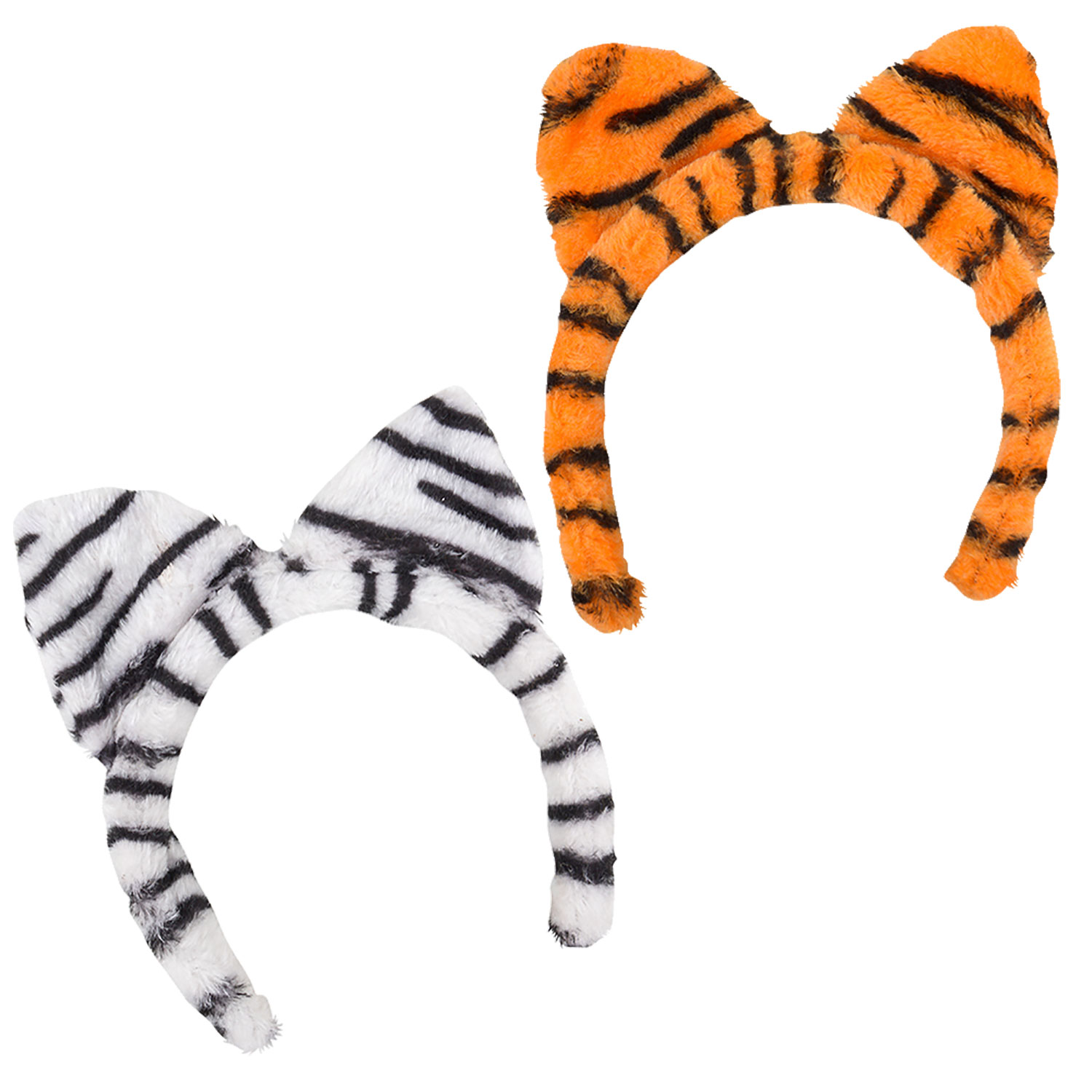 Tiger Ear Plush Headband - Assorted Designs: Rebecca's Toys & Prizes