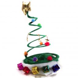 Christmas Tree Hat with Coil Spring