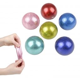 Sticky Squishy Metallic Orbs 3 Piece Set - 1 1/2 Inch