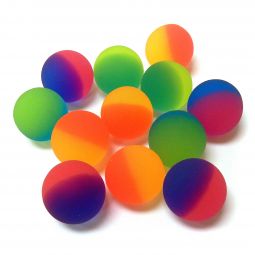 2 Tone Bouncy Balls - 1 1/8 Inch (28mm) - 12 Count