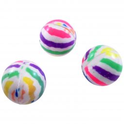 Rainbow Bouncy Balls - 1 3/8 Inch (34mm) - 12 Count