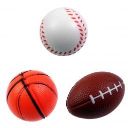 Relaxable Sportsballs - 2 1/2 Inch - 12 Count