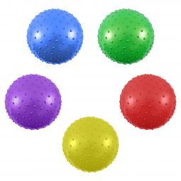 Inflatable Knobby Balls - 9 Inch - 10 Count