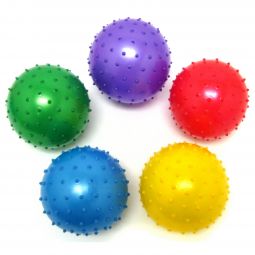Inflatable Knobby Balls - 5 Inch - 50 Count