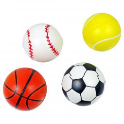 Relaxable Sports Balls - 3 Inch - 12 Count