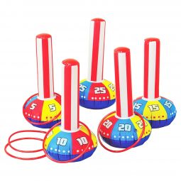 Inflatable Ring Toss Set - 10 Piece