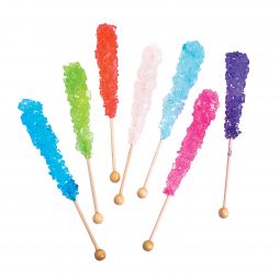 Rock Candy Sticks - 12 Count