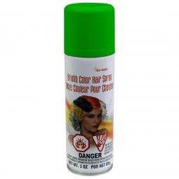 Colored Hair Spray - 3 Ounce - Green