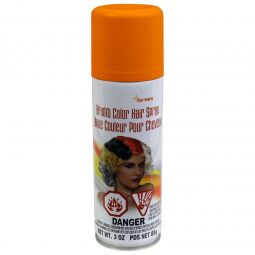 Colored Hair Spray - 3 Ounce - Orange