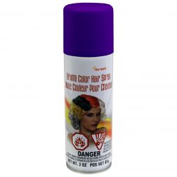 Colored Hair Spray - 3 Ounce - Purple