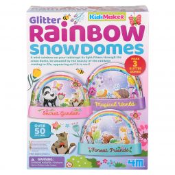 S.T.E.A.M. - Rainbow Glitter Snow Domes