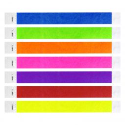 Tyvek Paper Wristbands - 100 Count
