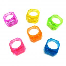 Jumbo Lucite Rings - 144 Count