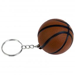 Foam Basketball Keychains - 12 Count