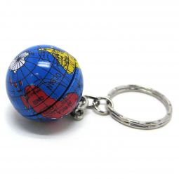 Globe Keychains - 12 Count