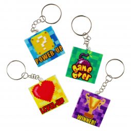 Power Up Keychains - 12 Count