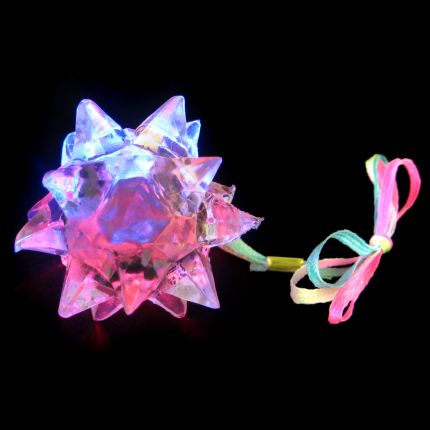 Multicolor Led Light-Up Spike Ball, For Kids Toy