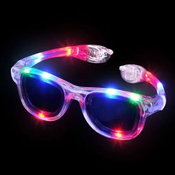 Clear LED Retro Sunglasses