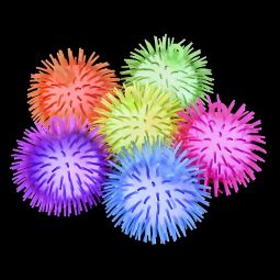 Flashing Puffer Balls - 5 Inch - 12 Count