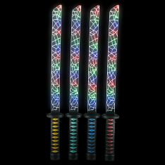 Light Up Katana Prism Sword - 22 1/2 Inch - Assorted Colors