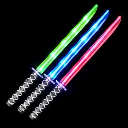 Light Up Ninja Sword with Sound - 26 Inches - Assorted Colors