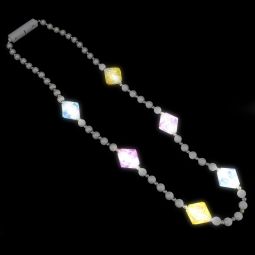 LED Diamond Bead Necklace - 3 Function