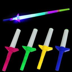 Flashing Expandable Swords - 12 Count
