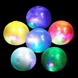 Flashing Galaxy Squeeze Ball - Assorted Colors