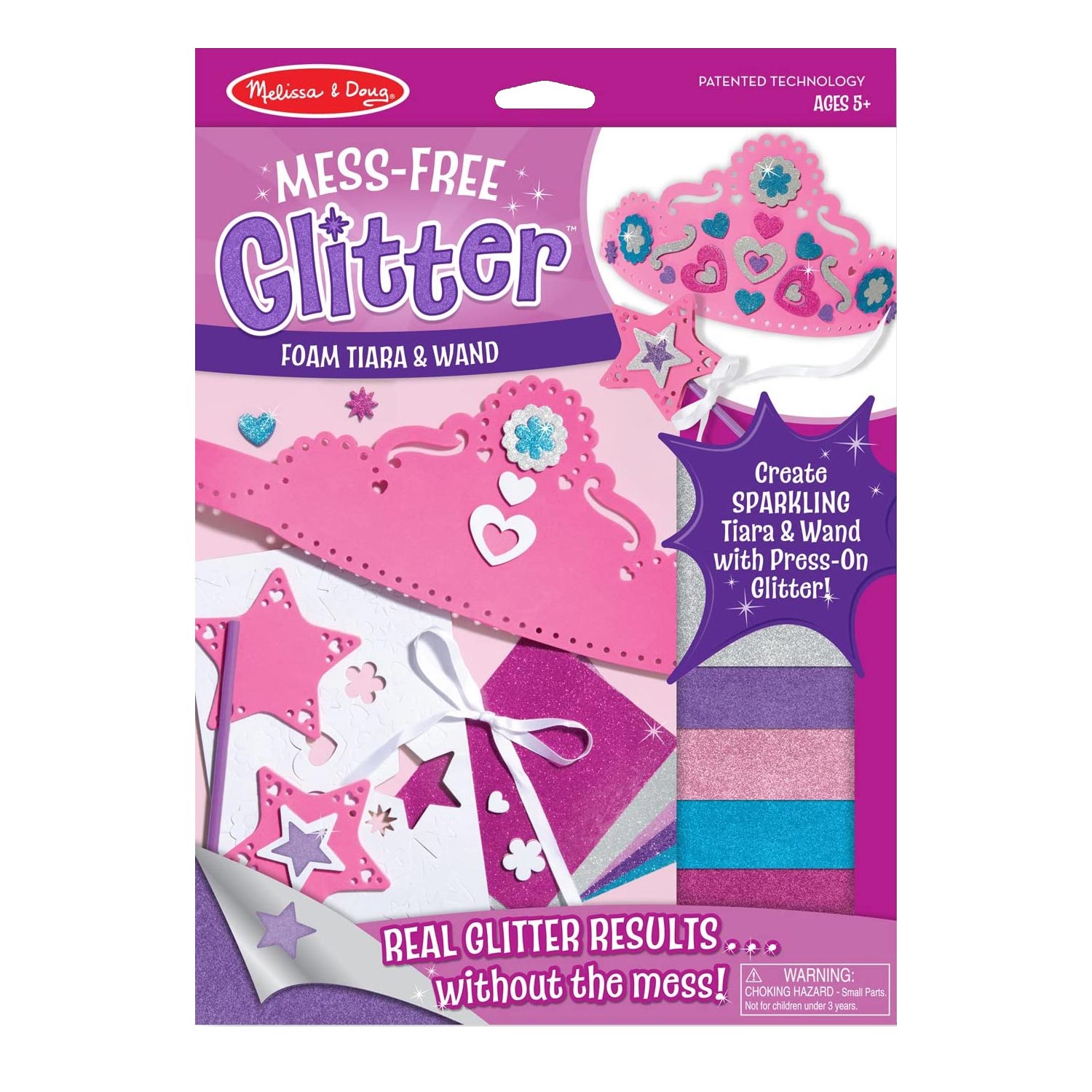 Mess-Free Glitter Foam Tiara & Wand: Rebecca's Toys & Prizes