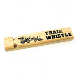 Wooden Train Whistles - 12 Count