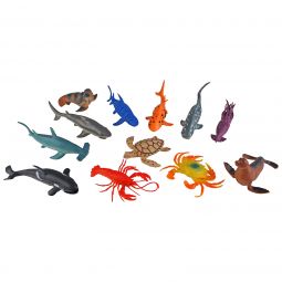 Assorted Sea Life Animals - 5-7 Inch - 12 Count