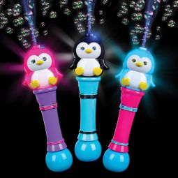 Light-Up Penguin Bubble Blower - Assorted Colors