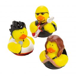 Rock Star Rubber Ducks - 2 1/2 Inch - 12 Count