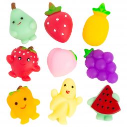 Mochi Gummy Fruit Toys - 1 1/2 Inch - 12 Count