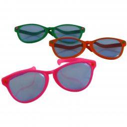 Jumbo Sunglasses - 10 1/2 Inch - 12 Count