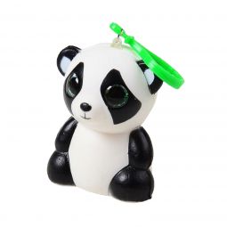 Squishy Panda with Glitter Eyes Clip-on