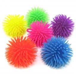 Inflated Pom Pom Balls - 5 Inch - 12 Count