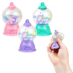 Squeezy Gumball Machine with Beads - 24 Count