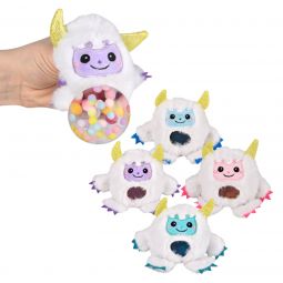 Plush Yeti Bead Ball - Assorted Colors